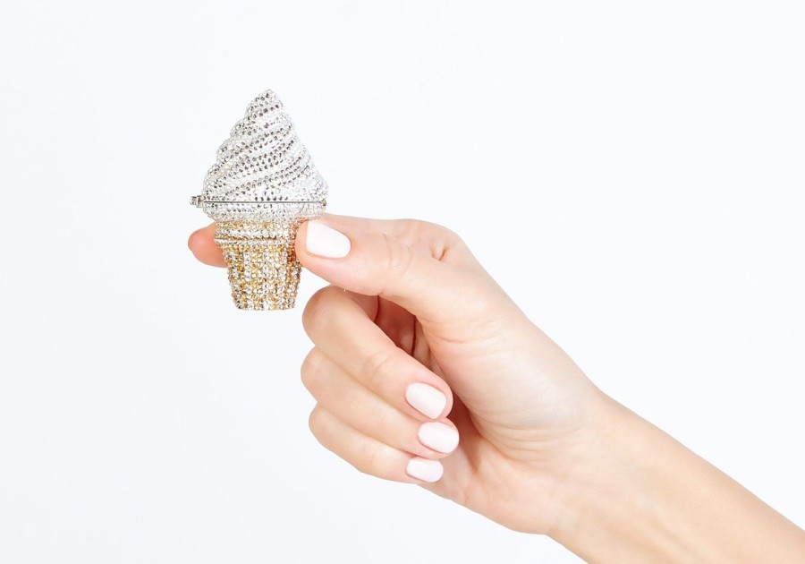 Accessories Judith Leiber | Ice Cream Cone Pillbox Vanilla