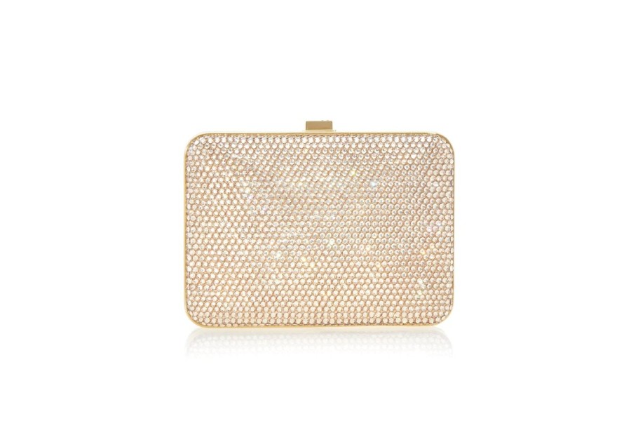 Accessories Judith Leiber | Crystal Mini Rounded Rectangle Champagne