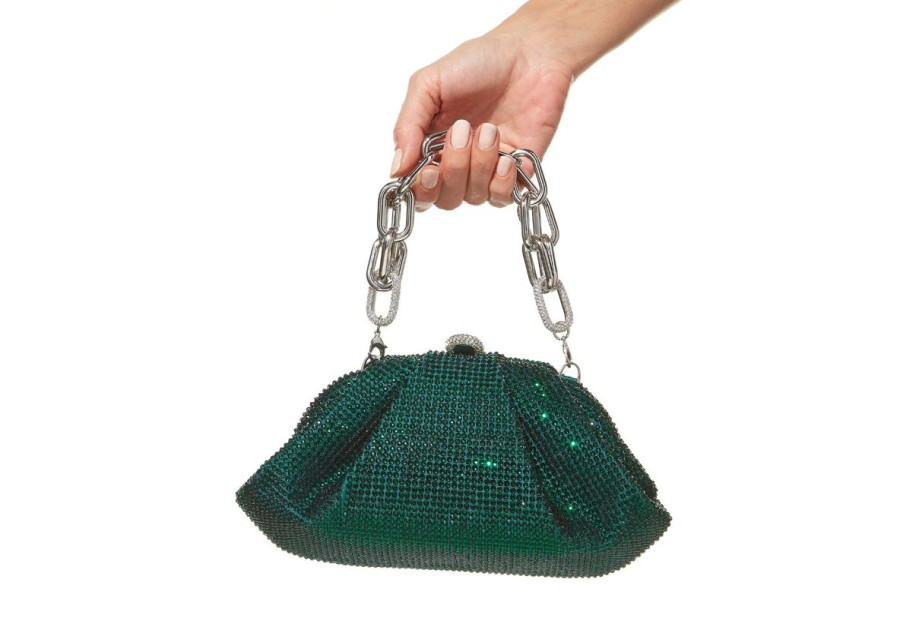 Handbags Judith Leiber | Gemma Crystal Emerald