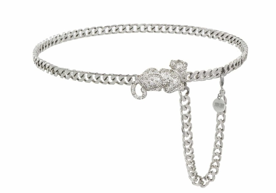 Accessories Judith Leiber | Wildcat Belt Silver