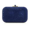 Handbags Judith Leiber | Classic Navy Slide Lock