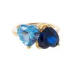 Accessories Judith Leiber | Toi Et Moi Ring Blue