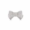 Accessories Judith Leiber | Bow Pillbox Silver