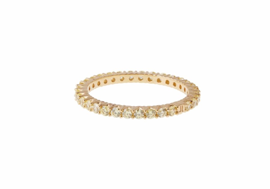 Accessories Judith Leiber | Micropave Eternity Ring Yellow