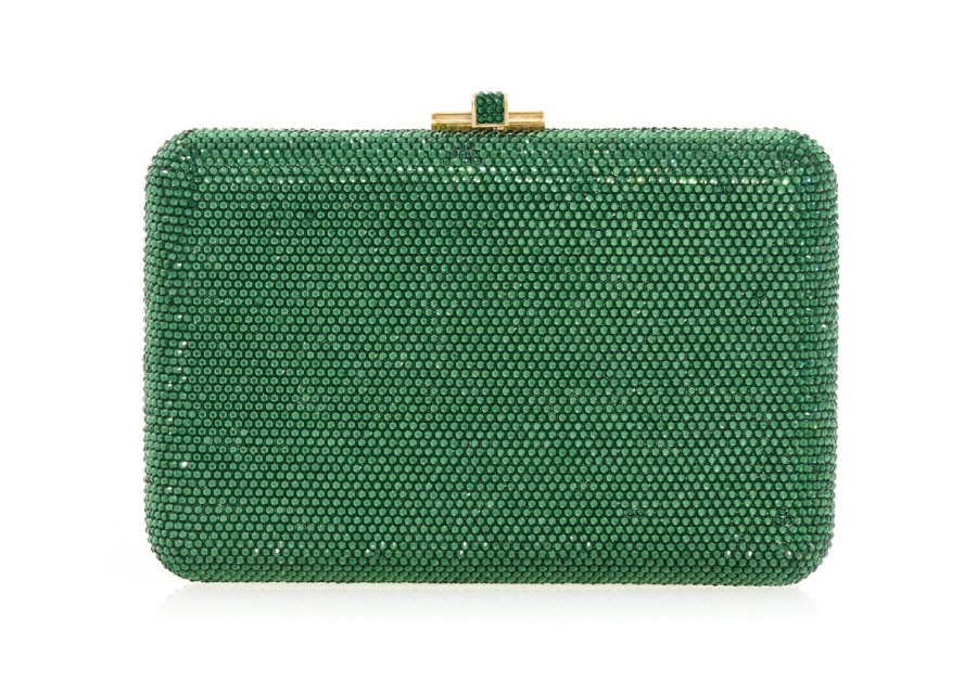 Handbags Judith Leiber | Classic Slim Slide Green