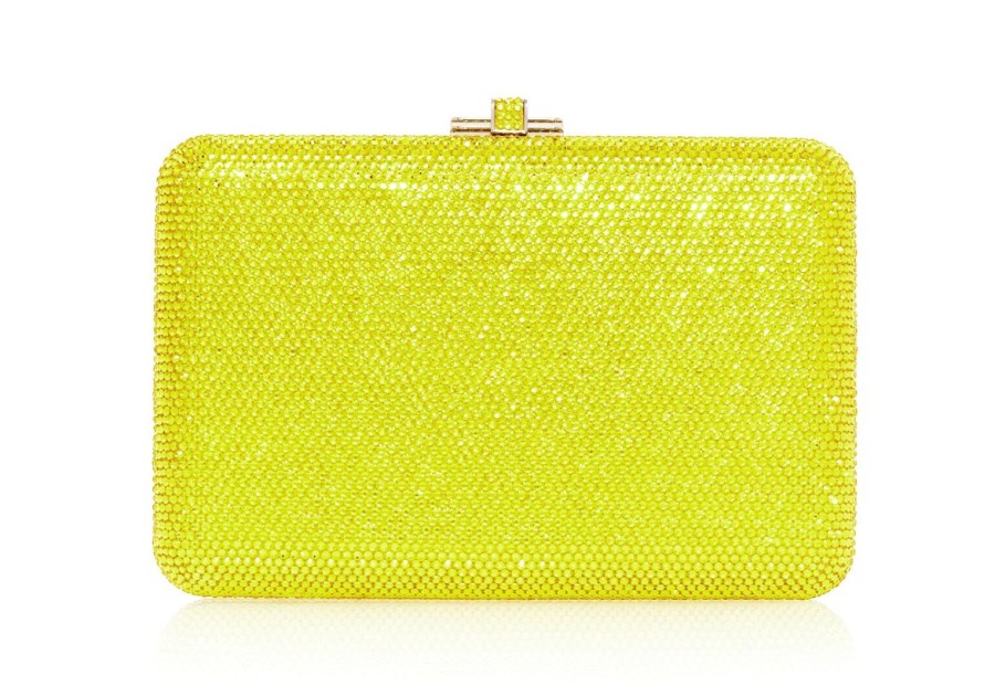 Handbags Judith Leiber | Classic Slim Slide Yellow