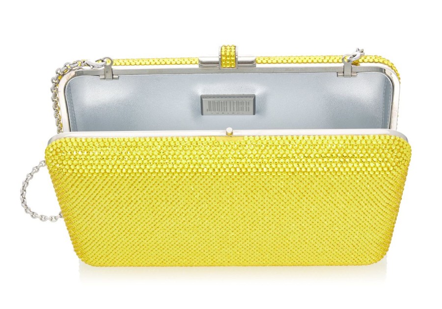 Handbags Judith Leiber | Classic Slim Slide Yellow