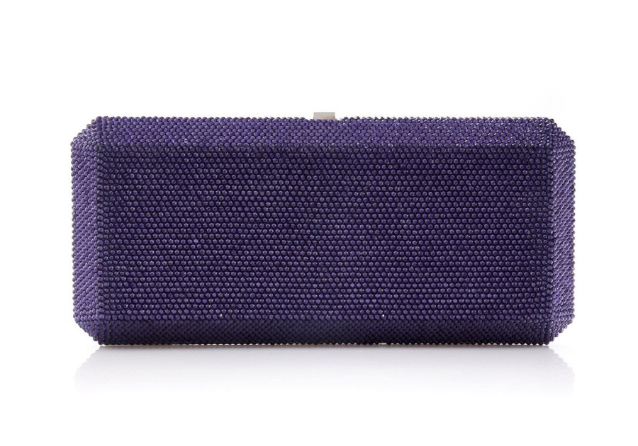 Handbags Judith Leiber | Classic Slim Rectangle Purple