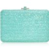 Handbags Judith Leiber | Classic Slim Slide Caribbean Sea