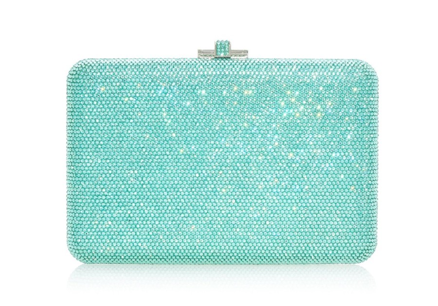 Handbags Judith Leiber | Classic Slim Slide Caribbean Sea