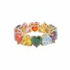 Accessories Judith Leiber | Large Heart Gem Eternity Band