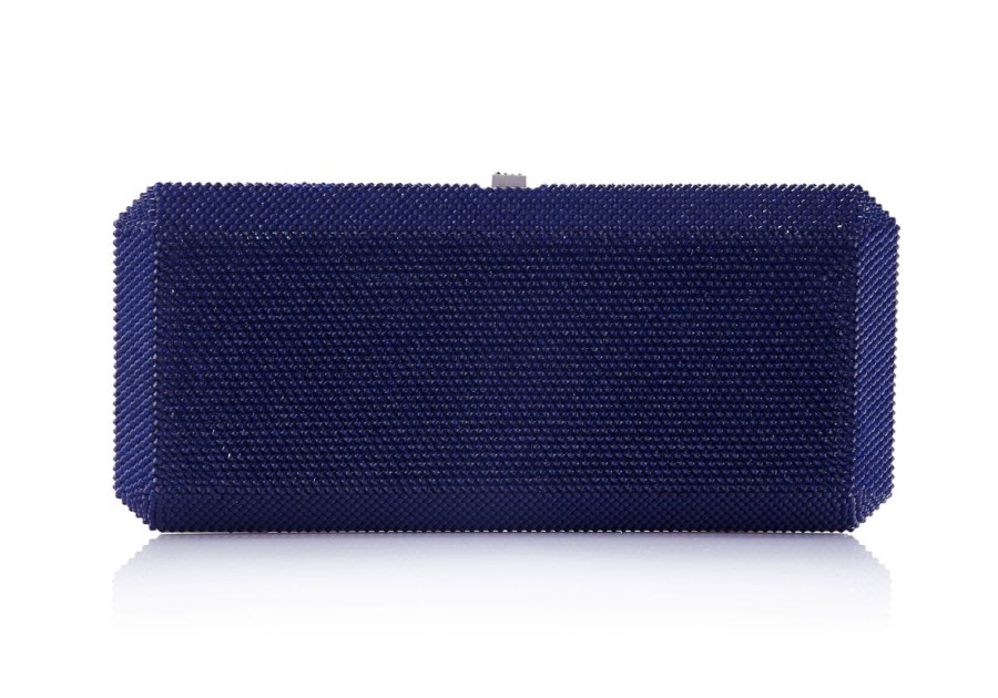 Handbags Judith Leiber | Classic Slim Rectangle Navy