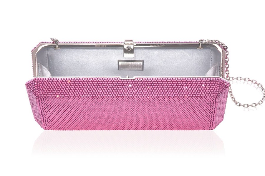 Handbags Judith Leiber | Classic Slim Rectangle Pink