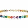 Accessories Judith Leiber | Rainbow Heart Choker Necklace