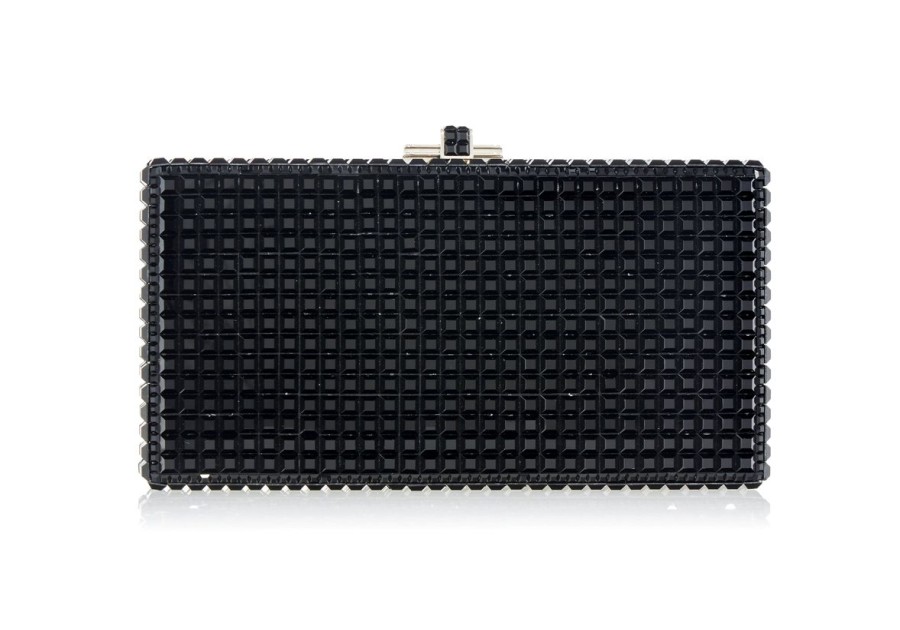 Handbags Judith Leiber | Sleek Rectangle Black