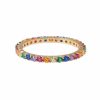 Accessories Judith Leiber | Micropave Eternity Ring Rainbow