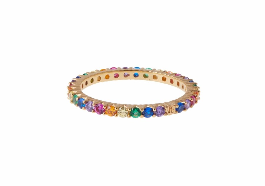 Accessories Judith Leiber | Micropave Eternity Ring Rainbow