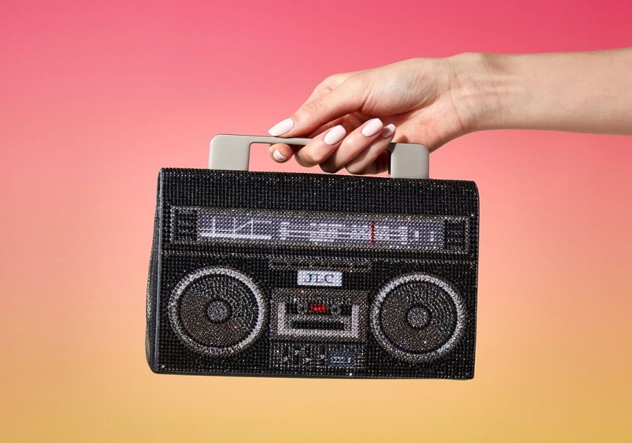 Handbags Judith Leiber | Soft Boom Box Black