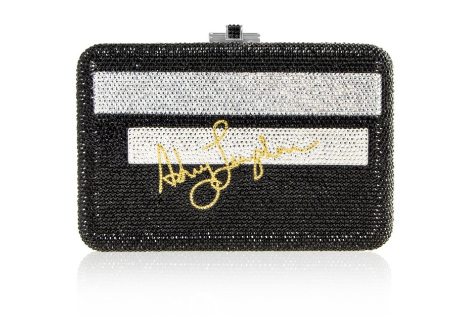 Handbags Judith Leiber | Custom Black Card Slim Slide