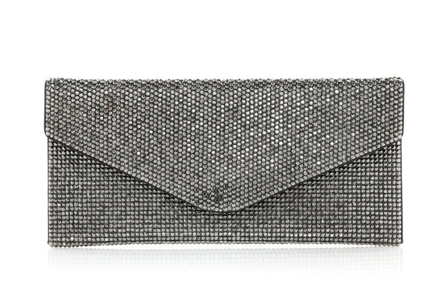 Handbags Judith Leiber | Classic Gray Envelope