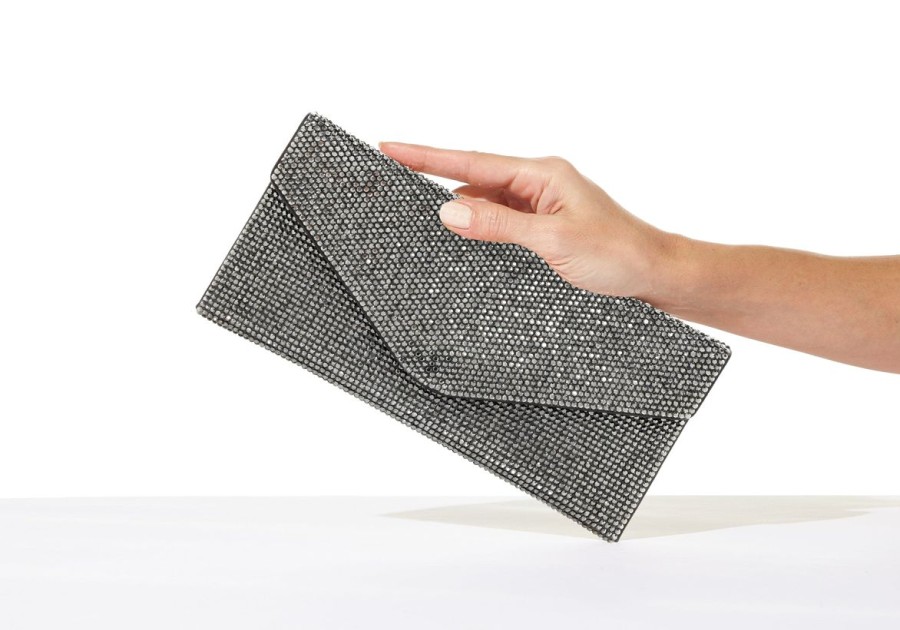 Handbags Judith Leiber | Classic Gray Envelope