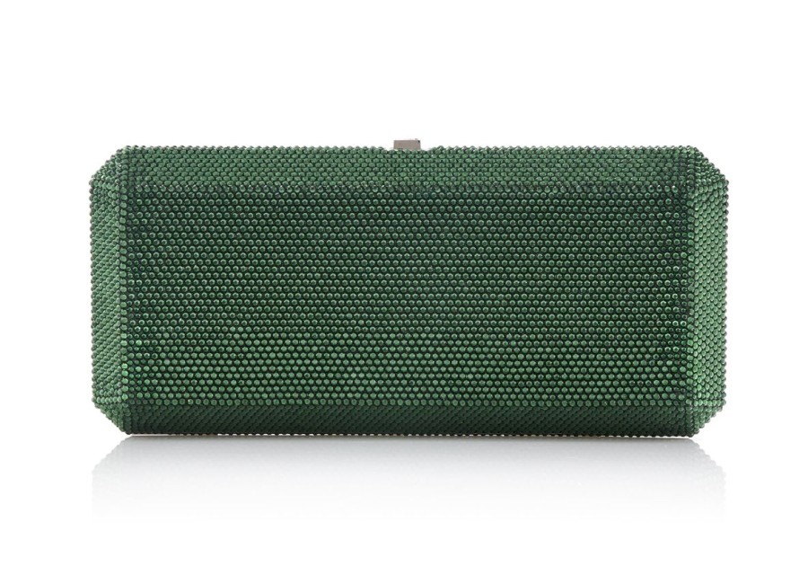 Handbags Judith Leiber | Classic Slim Rectangle Green