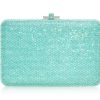 Handbags Judith Leiber | Classic Slim Slide Caribbean Sea