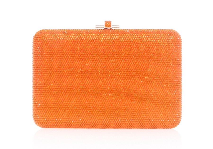 Handbags Judith Leiber | Classic Slim Slide Orange