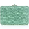 Handbags Judith Leiber | Classic Slim Slide Seafoam