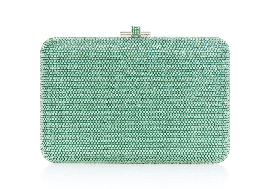 Handbags Judith Leiber | Classic Slim Slide Seafoam