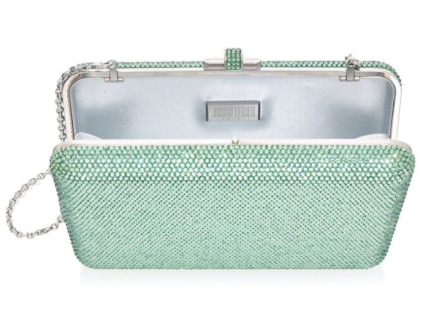 Handbags Judith Leiber | Classic Slim Slide Seafoam