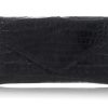 Handbags Judith Leiber | Crocodile Flat Envelope Black