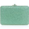 Handbags Judith Leiber | Classic Slim Slide Seafoam