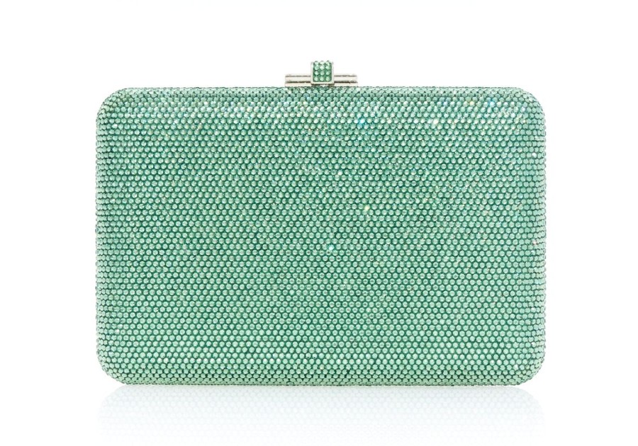 Handbags Judith Leiber | Classic Slim Slide Seafoam