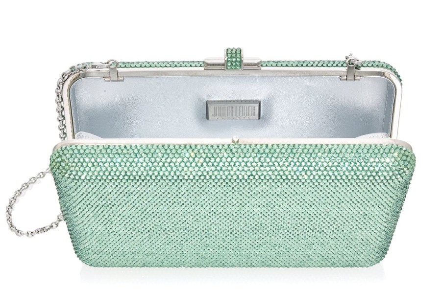 Handbags Judith Leiber | Classic Slim Slide Seafoam