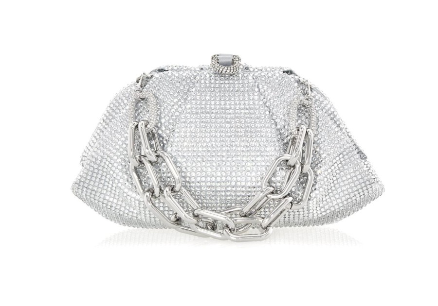 Handbags Judith Leiber | Gemma Crystal Silver