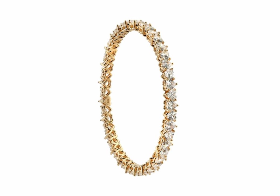 Accessories Judith Leiber | Small Heart Gem Bangle