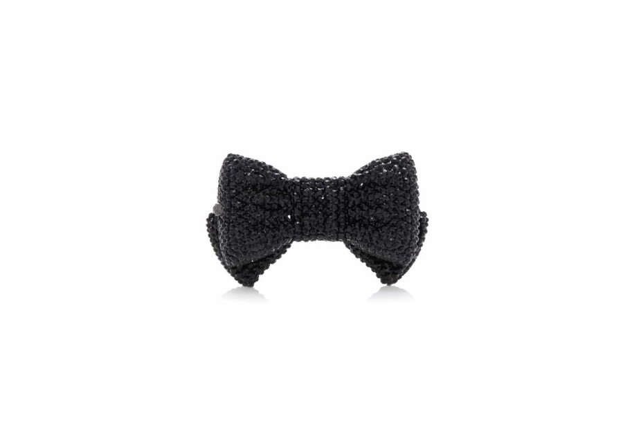 Accessories Judith Leiber | Bow Pillbox Black