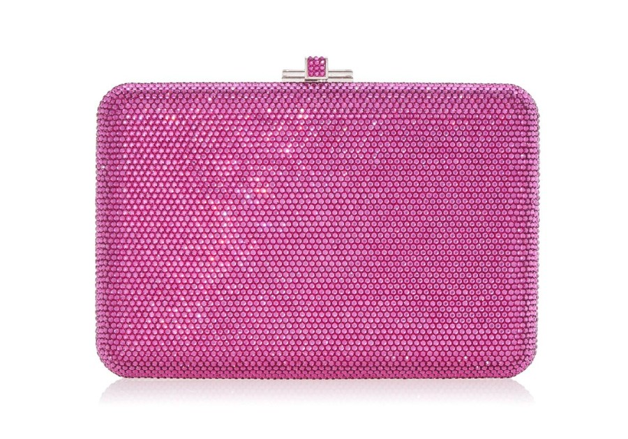 Handbags Judith Leiber | Classic Slim Slide Fuchsia