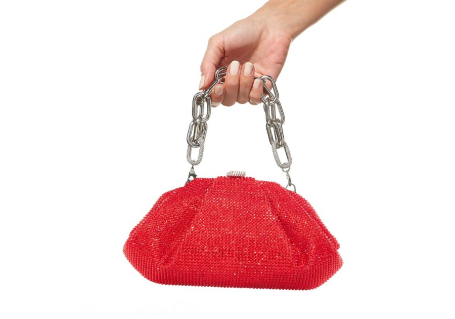 Handbags Judith Leiber | Gemma Crystal Red