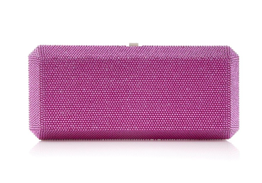 Handbags Judith Leiber | Classic Slim Rectangle Fuchsia