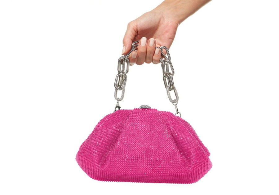 Handbags Judith Leiber | Gemma Crystal Fuchsia