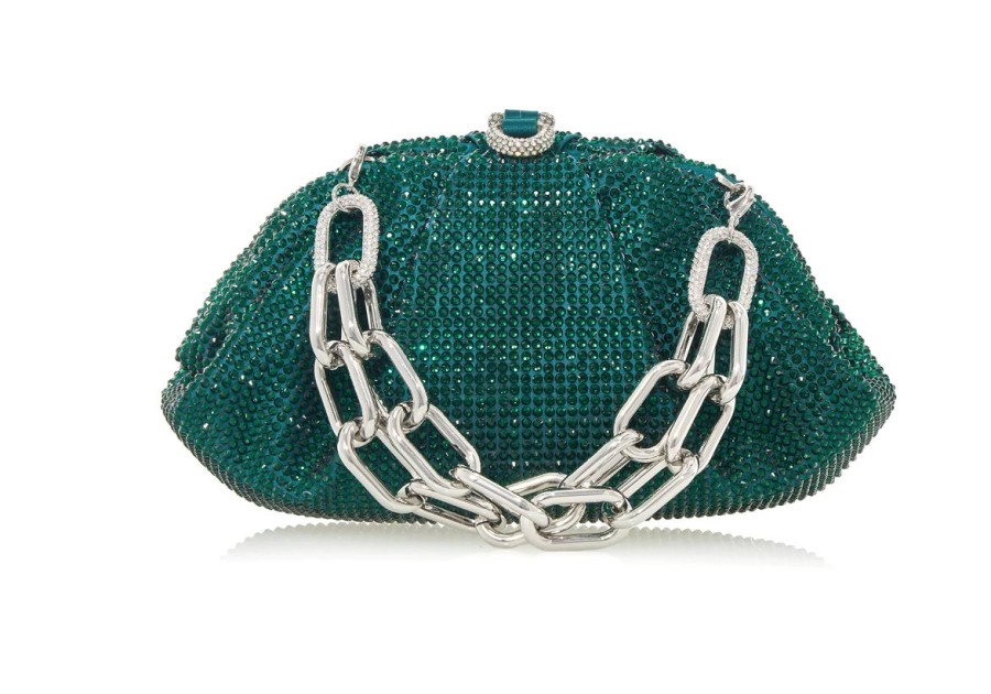 Handbags Judith Leiber | Gemma Crystal Emerald