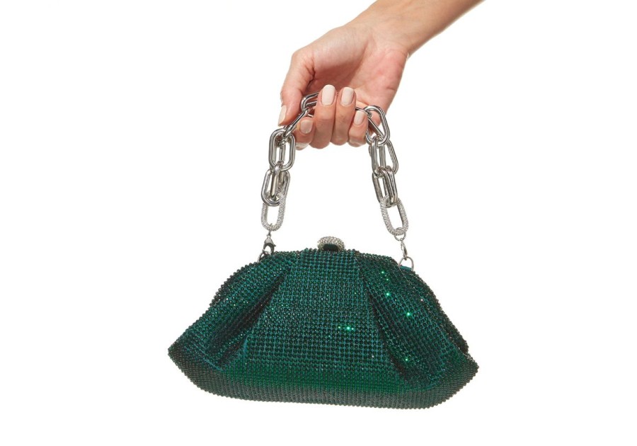 Handbags Judith Leiber | Gemma Crystal Emerald