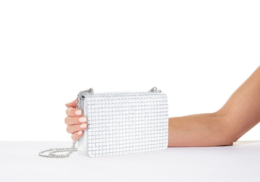 Handbags Judith Leiber | Cricket Squares Silver