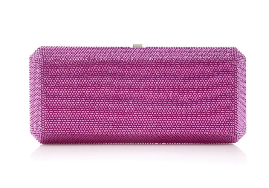 Handbags Judith Leiber | Classic Slim Rectangle Fuchsia