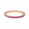 Accessories Judith Leiber | Micropave Eternity Ring Fuchsia