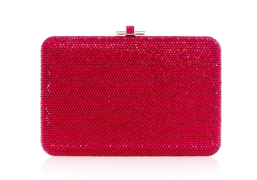 Handbags Judith Leiber | Classic Slim Slide Ruby