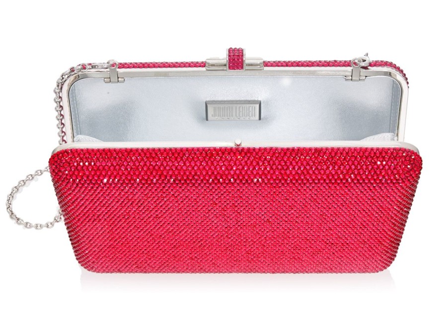 Handbags Judith Leiber | Classic Slim Slide Ruby