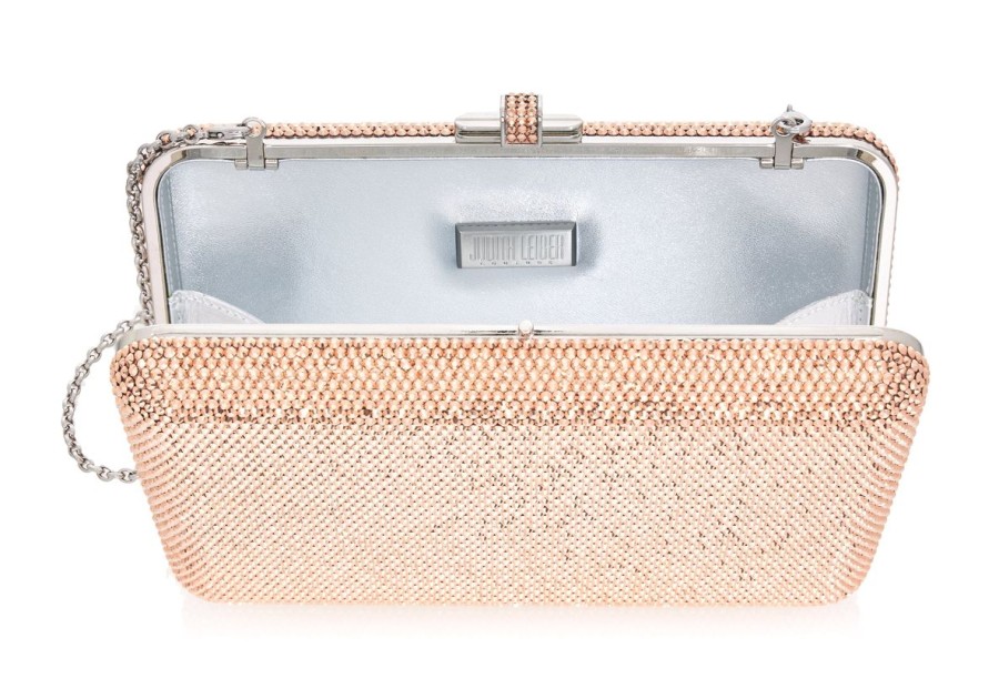 Handbags Judith Leiber | Classic Slim Slide Rose Gold